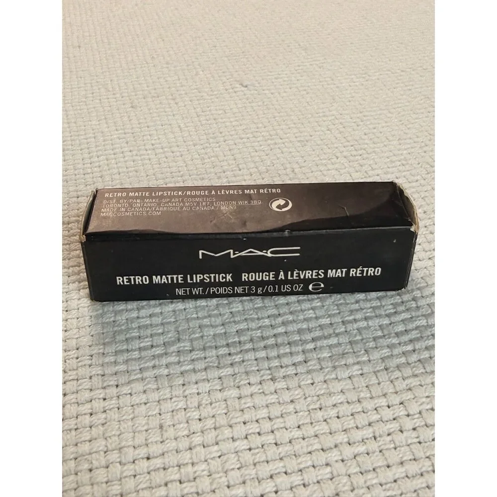 MAC RiRi Woo Lipstick Retro Matte Red Rihanna Limited Edition Cool Blue Red